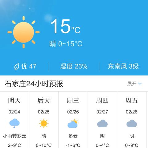 石家庄未来15天天气预报，出行规划必备指南