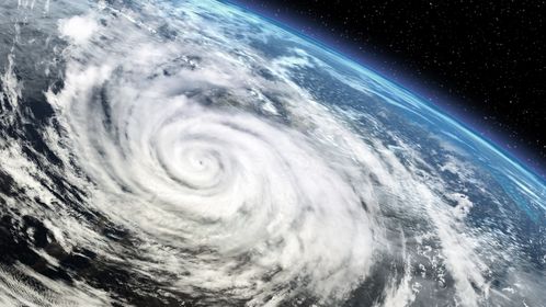 风暴之眼，台风灿都猛烈爆发，天地为之色变