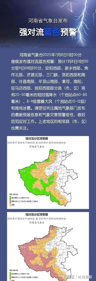 河南近日晴雨交替频繁，气温起伏明显，需重点防范强对流天气