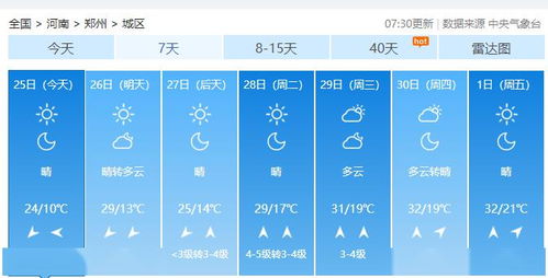 新乡未来30天天气预报，提前规划出行生活